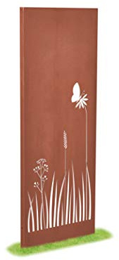 prima terra Deko- und Sichtschutzelement Edelrost Gräser H=158cm B=60cm