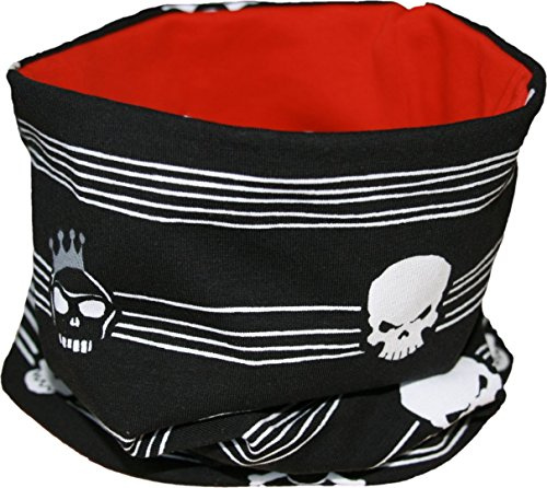 Schal Halstuch Loopschal 2 in 1 Totenkopf