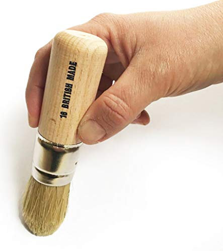 Dovetails Vintage Stencil Brush Size 16-28 mm Dome Topped, Pure Bristle