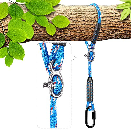 BeneLabel Schaukel Baumbefestigung 100cm Verstellbar Seil/Blau