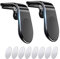 EasyULT Handyhalterung Auto Magnet[2 Stück], Magnetische Auto Handyhalterung Lüftungsschlitz mit 8 Magnetischen Metallplatten für Samsung, Huawei, LG,HTC, Google, Nexus und andere Handys(Schwarz)