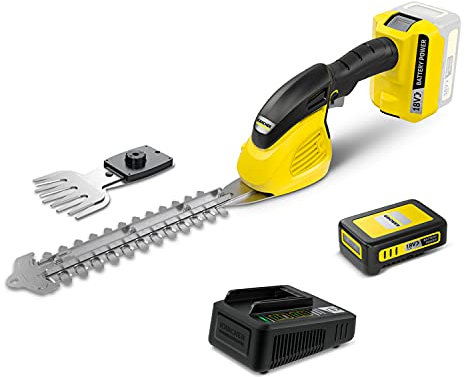 Kärcher 14442000 Gsh 18-20 Cordless Battery Shearer with Battery & Fast Charger