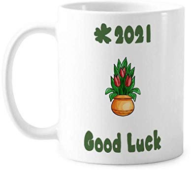 Tasse, Motiv: rote Lilie, Cartoon, Art-Deco, Geschenk, Mode, Glück 2021, Keramik, Kaffee, Porzellan, Geschirr