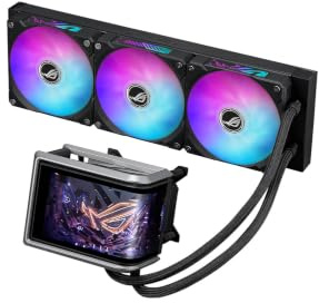 ASUS ROG RYUO IV 360 ARGB, Dissipatore a Liquido, Nero, 3 Ventole ARGB