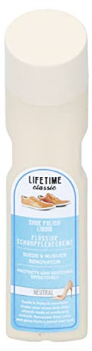 SCHUHPFLEGECREME 75ml mit Schwamm flüssig Schuhpflege Schuhcreme Schuhputz 3-Varianten 00 (Neutral)