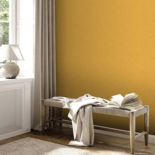 A.S. Création Unitapete Gelb Attractive 2 390307 - Vliestapete - 10,05 m x 0,53 m Made in Germany