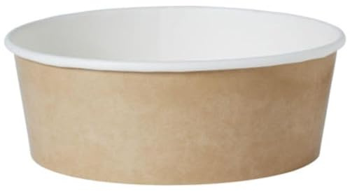 SOLEPLASTIC Poke Bowl In Carta Kraft E PE Insalatiera Usa E Getta Rotonda 1000 Ml (45)
