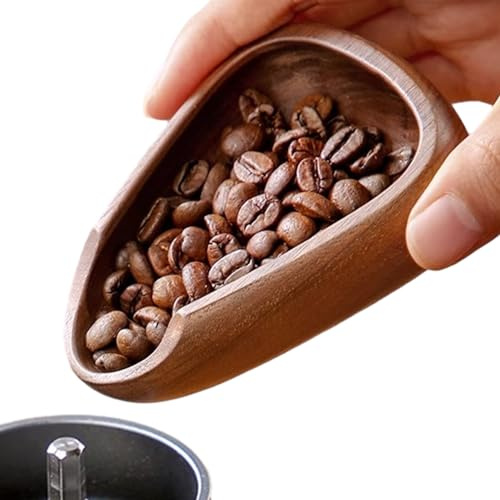 WEITING Kaffeelöffel Aus, Kaffee Dosiertablett Kaffeedosierlöffel Holzschaufel, Multifunktions Kaffee Messlöffel Kaffeebohnen Dosierbecher Für Mehl/teeblatt/kaffeebohnen/süßigkeiten/gewürze
