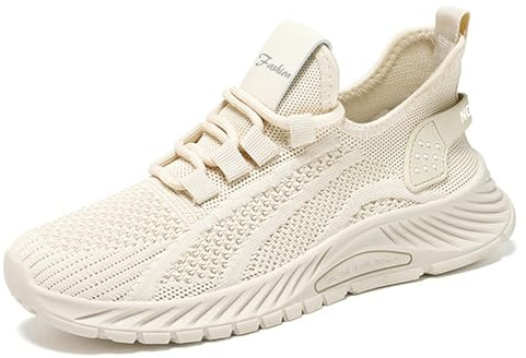 Morbuy 2024 Allacciatura Scarpe da Ginnastica Donna Casual Sneaker Scarpe da Passeggio Comodo Leggere Sportive Sneakers Jogging Scarpe per Il Tempo Libero, Running, Fitness, Trekking