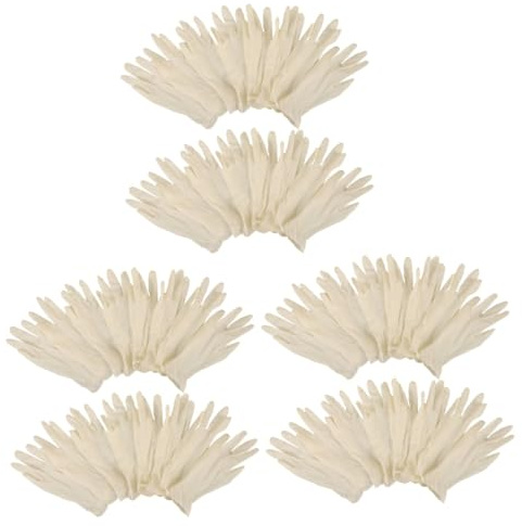 Hemobllo 60pièces Latex Pour Garçon Fille De Nettoyage Anti-dérapants Alimentaires Pour Cuisine Et Ménage