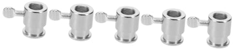 Alipis 5pcs Grill Rack Trussing Part Rotisserie Spit Bolt Rotisserie Spit Rod Stop for Kebab Spike Bbq