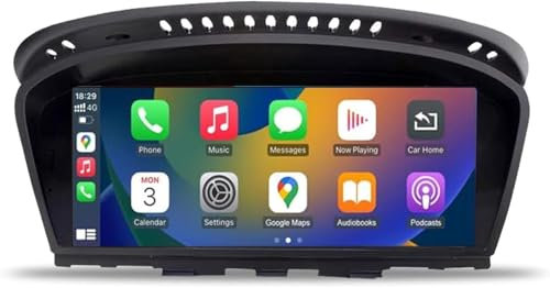 Road Top 8.8 Inch Car Radio, CarPlay/Android Auto/Mirrorlink/GPS für BMW 3/5 Series mit CCC System E60 E61 E90 E91 E92 (2005-2010 Jahr), Auto Touchscreen Autoradio Empfänger