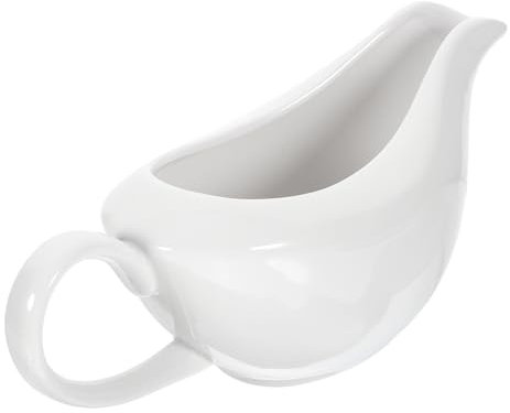 Ciieeo Pichets À Sauce Individuels Pour Servir Saucière En Céramique 400 Ml Verseur De Vinaigrette Pour Saucière