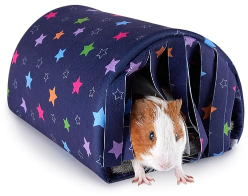 BeBeJoJo Meerschweinchen Kuschelhöhle Waschbar, Kleintier Bett | Weiche Kuschelhöhle für Hamster Kaninchen Igel Chinchilla Bartagamen und Frettchen
