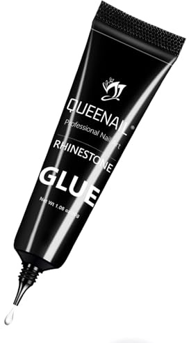 Gel adesivo per nail art con strass, 25g Clear Solid Nail Glue Gel, Colla Per Unghie Super Appiccicosa