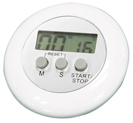 FUNOMOCYA Timer Digitale Contatore Alla Rovescia 99 Minuti Schermo Lcd Allarme Magnetico Supporto Retrattile Gancio Appendi