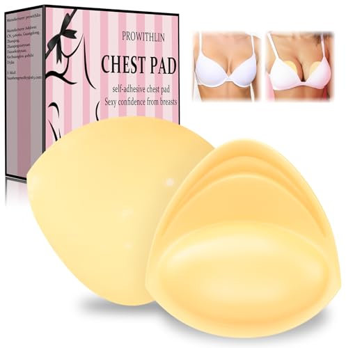 Soutien-Gorge Adhésif Push Up - Coque Adhésive Réutilisable sans Bretelles, Soutien-Gorge Autoadhésif Invisible pour Dos Nu (FR/ES, Alpha/Lettres, Taille Unique, Taille Normale, Taille Normale)