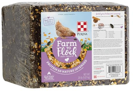 Purina® Farm to Flock® Protein Block for Chickens & Turkeys, 20 Pound Block