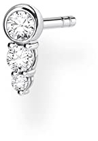 Thomas Sabo Einzel Ohrstecker weiße Steine 925 Sterling Silber H2143