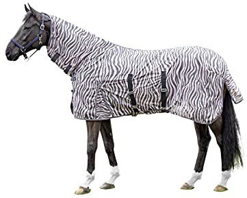 HKM Pferdedecke-12445 rosa/grau 125