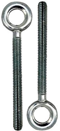 DOJA Industrial | Ringschraube Geschlossene M10X73 | Pack 5 | Augenschraube Gewindestange | Oesen-Augenbolzen Schraub | Augbolzen mit Gewinde | Oesenschraube/Ringschrauben/Oese Schraube/Ringbolzen