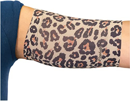 Linphelle Manchon Bras en Microfibre pour Picc Line - Manchette Bras en tissu respirant et design, idéal pour PICC, Glucometre pour glycémie, Tatouage ou Blessures, Animalier, Taille 0