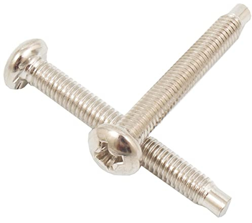 Stone Harbor Hardware Connecting Screws for Door Knob or Lever, Satin Nickel