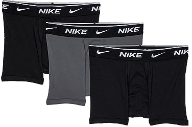 Nike E Day Cotton Stretch 3 Boxer per Bambino Black/Dk Grey 13/15 Anni