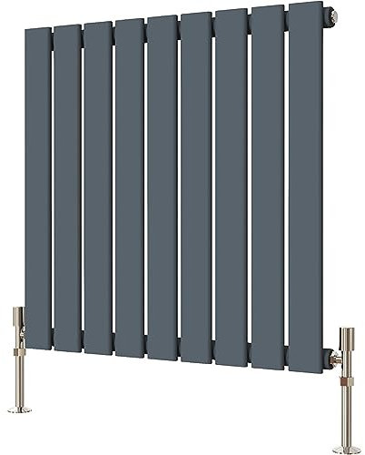 Radbliss Radiador de panel plano horizontal 600x612mm antracita gris mate diseño único RAD calefacción central