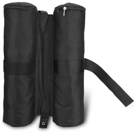 Canopy Weight, 600D Oxford Fabric Canopy Weighted Sand Bags, Garden Party Outdoor Tent Leg Weights, Weight Bag for Pop Up Canopy Tent Weighted Feet Bag (Black)