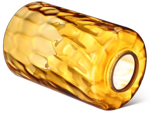 ANDRESLAD Dekorativer Lampenschirm Aus Glas Mit Steinstruktur Kleiner Ersatzschirm Für Tischlampe Und Stehlampe Für Wohnzimmer Schlafzimmer Und Flur 15.00 X 10.00 X 10.00 cm