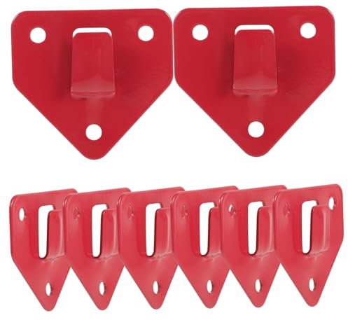 ETHZZLE 8stücke Wandhalter Für Feuerlöscher Metall Wandhalterung Installieren Platzsparend Robust Und Stabil Feuerlöscherhaken Wand Montage Nicht Leicht Zu Rosten