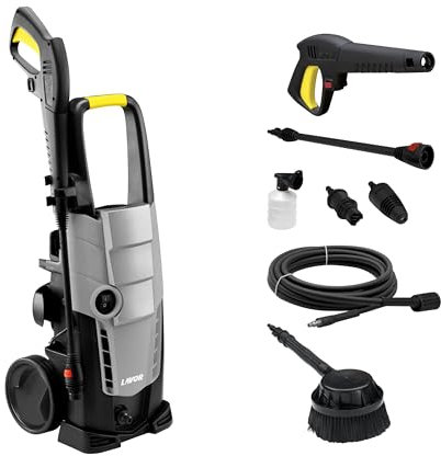Lavor Nettoyeur Haute Pression Galaxy 140 GL avec Brosse Rotative, Puissance 140 Bar Max, Débit 450 l/h Max, Moteur 1900W