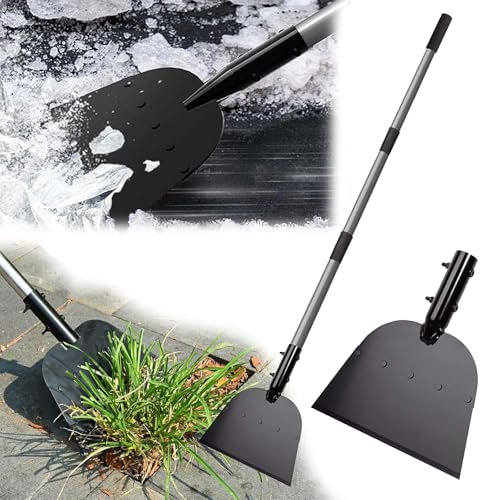Pala Da Giardino, Pala Da Neve Taglia Erbacce Pala Da Neve Vanga Per Radici Multifunzionale Raschietto Per Erbacce Attrezzi Giardino Dispositivo Per Rimuovere Le Erbacce Per Giardini Esterni 136CM