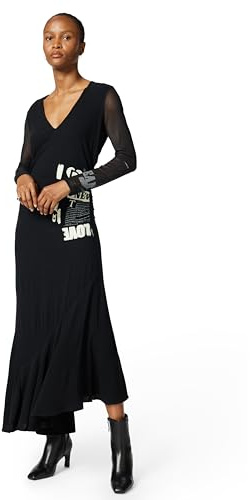 Desigual Dress_POSINEW, 2000 Black, M