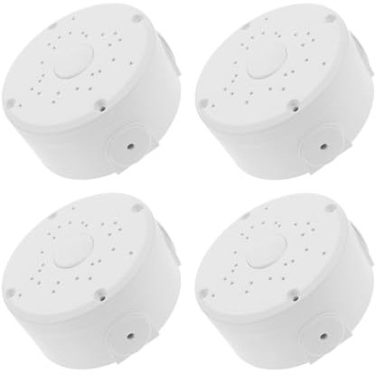 ROMISBABA 4pcs Large Cctv Junction Box Outdoor Junction Box Bracket for Cable and Security Camera