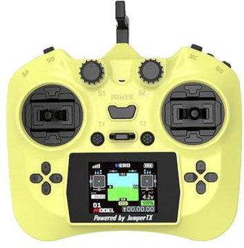 Pluuttiem Contrôleur de Télécommande Intelligent TX avec Écran Couleur pour Émetteur Hall Sensor Gimbals ELRS 2.4G 100mW 12CH pour Drone RC FPV D