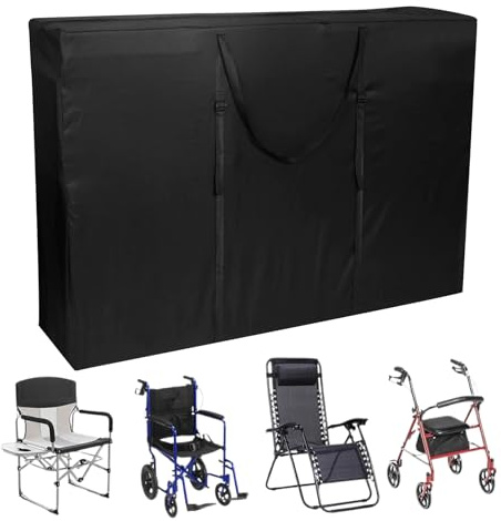 Sghtil de Transporte para Silla de Ruedas – Impermeable para tumbonas de jardín, Protector para Accesorios Exteriores de Viaje, Camping, Playa, Caza y Fiesta