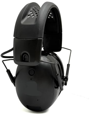 Hearing Protection Headphones With Bluetooth Electronic Noise Reduction Safety Ear Muffs Wireless Protector(Black)