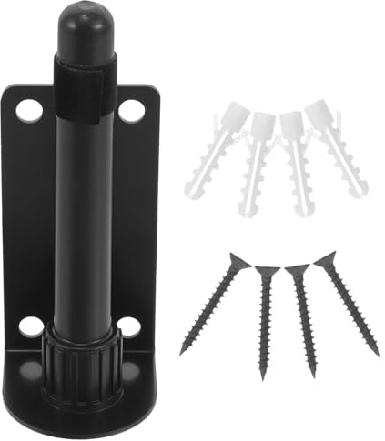 Generic Supporto da Parete per Clarinetto e Strumenti a Fiato, Gancio Versatile in Metallo e Abs Nero, Facile da Appendere per Accessori Musicali