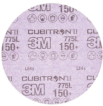 3 m 744491 Cubitron II Hookit film disco 775L 150 +/, non perforata/set 150 mm (confezione da 50)