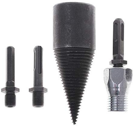 42Mm Firewood Drill Bit Chop Wood Splitting Splitting Cone Log Splitters Wood Breaking Machine Wood Breaker Firewood Chopper