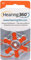 60 Batteries Model 13 Orange (PR48) - 10 Packs of 6 Batteries for Hearing Devices 1.45V - Rayovac Varta Extra Acoustic Batteries
