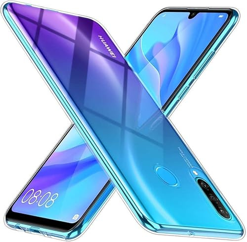 Oprimio Kristallklar Hülle für Huawei P30 Lite [Silikon Hülle] [%100 Durchsichtig] [Deutsche Material] [Ultra Dünn] Transparente Handyhülle für Huawei P30 Lite