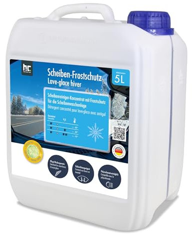 4 x 5 L Premium Scheiben Frostschutz -60 Grad Konzentrat für KFZ Autoscheibe Polycarbonatverträglich mit frischem Zitrusduft