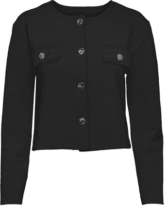 Jdyally L/S Boucle Blazer JRS, svart, L