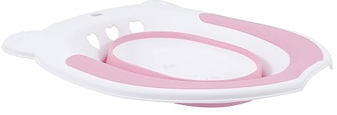 FRCOLOR Sitzbadewanne für Toilettensitz Postoperatives Pflegebecken Sitzbecken mit Auslaufschutz Gesäßbadebecken für Schwangere Geburt oder Operation