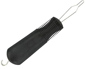 Vaguelly Lot De 2 Crochets à Bouton Aide à L'habillage Universels Noirs, Dispositif D'assistance Aux Boutons Et Tirette De Fermeture Éclair Pratique Pour Seniors Et Personnes à Mobilité Réduite