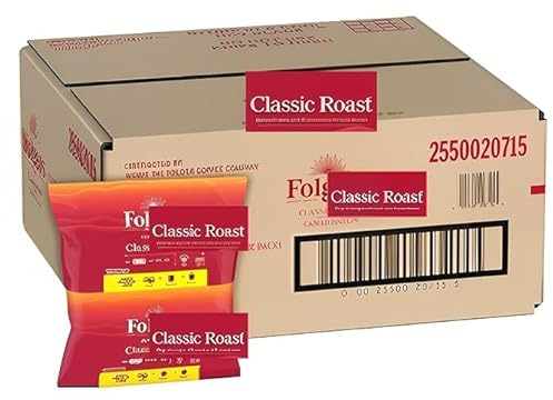 Classic Roast Ground Coffee, Filter Packs, 0.9 oz., 40 ct.(PACK OF 2, TOTAL 80 ct.)