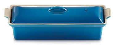 Le Creuset Rechteckige Terrine aus emailliertem Gusseisen, 2 qt, Marseille